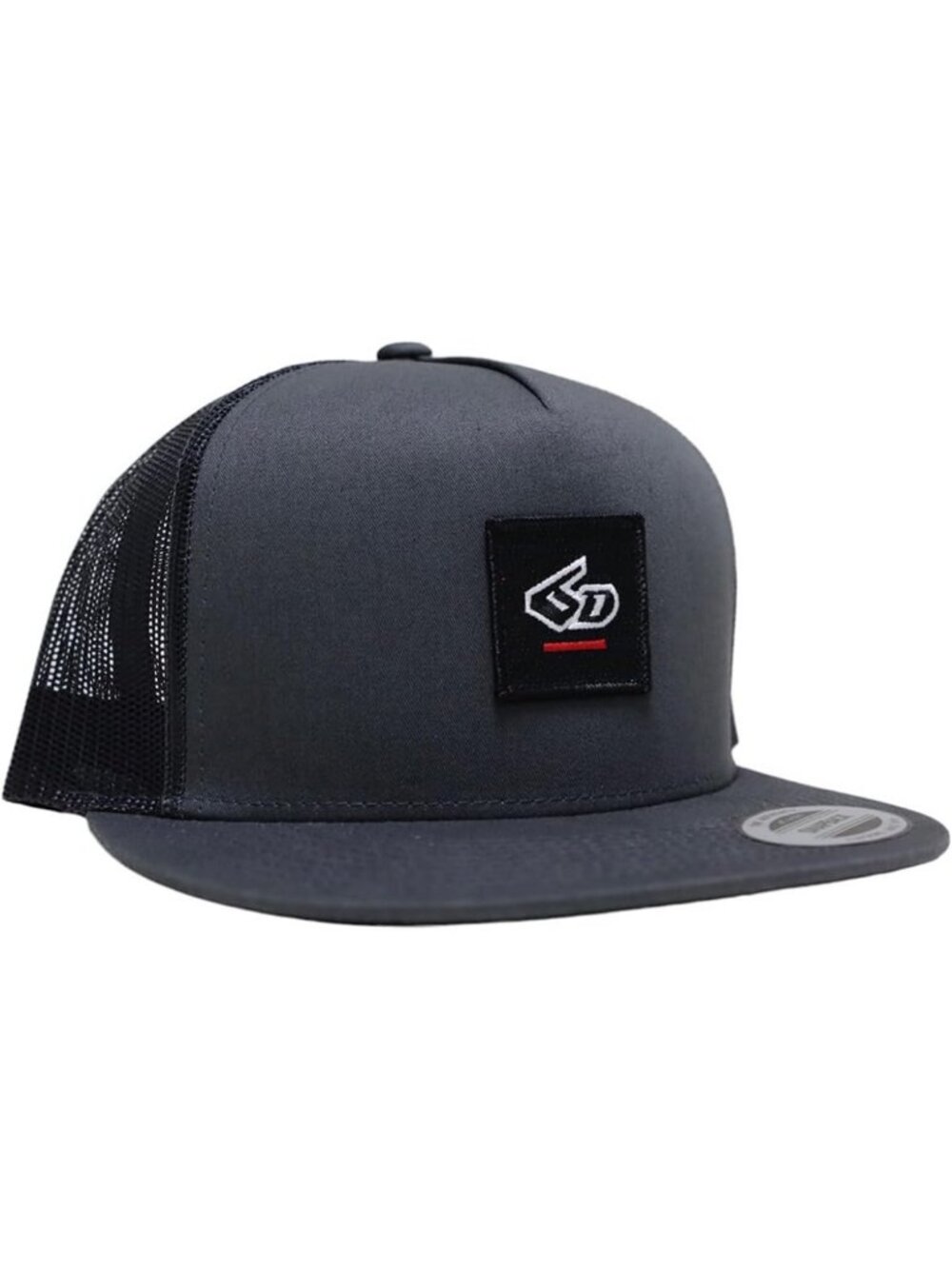 Stylish Structured Trucker Hat with 6D Logo Patch & Breathable Mesh Panels